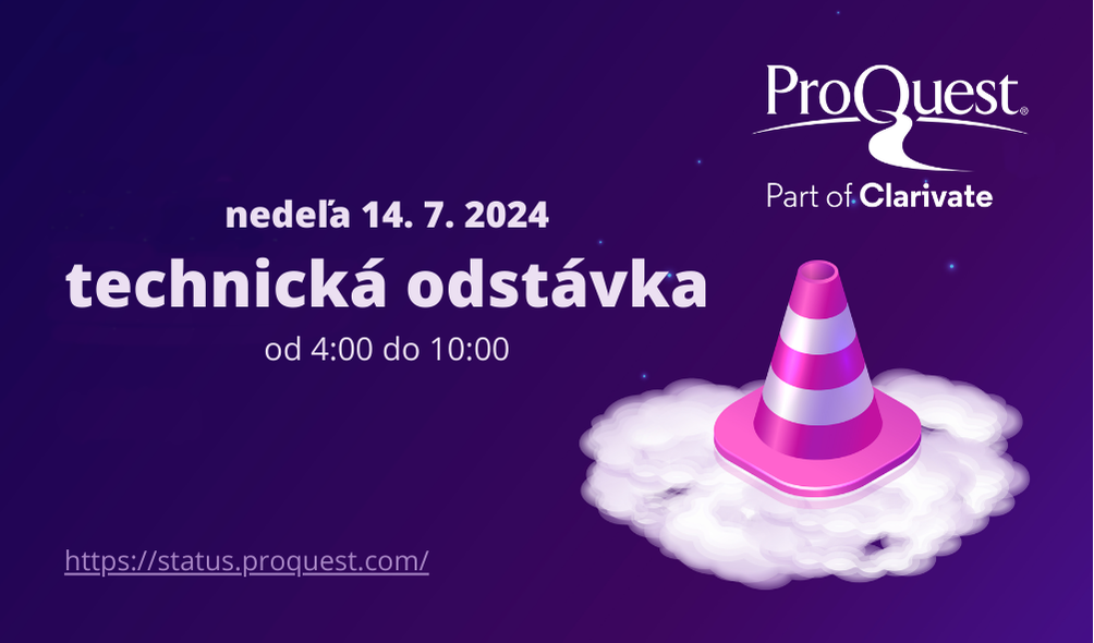 Proquest - technická odstávka 